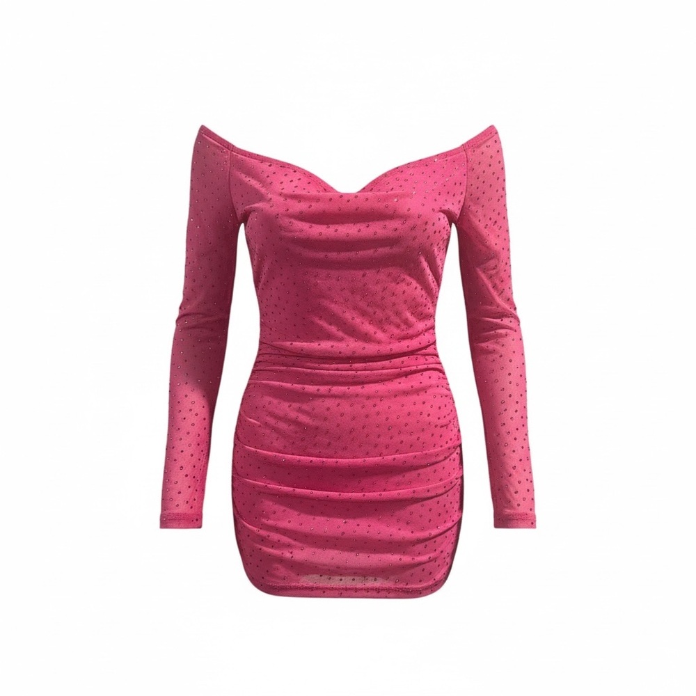 AFRM Pink Off-Shoulder Blouse